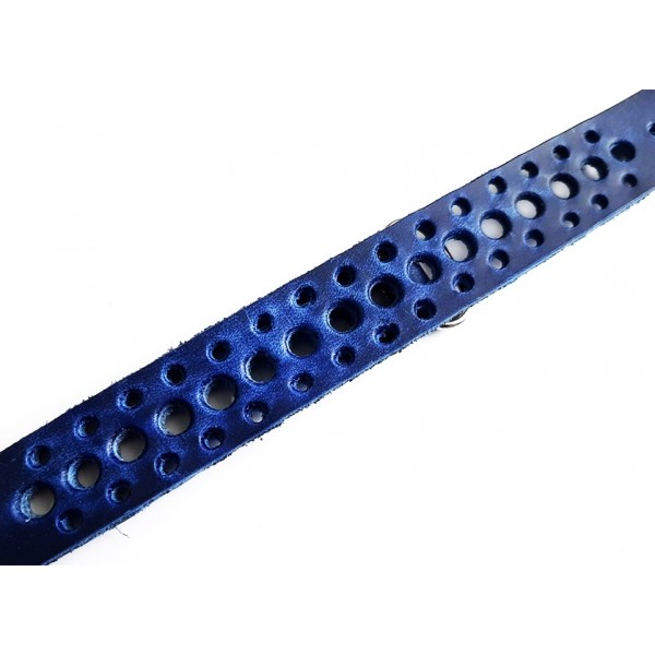 Eskitme Racing Kordon Racing Nato Zulu Kordon 19mm Handmade Nato Watch Strap Blue Crazy Racing Strap