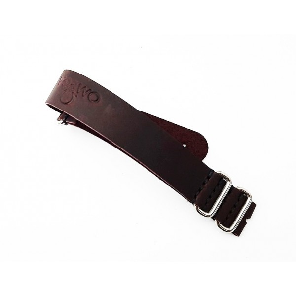 Eskitme Deri Nato Zulu Kordon El Yapımı Saat Kordonu 20mm Omega Handmade Watch Strap Watch Band Brown Crazy Leather