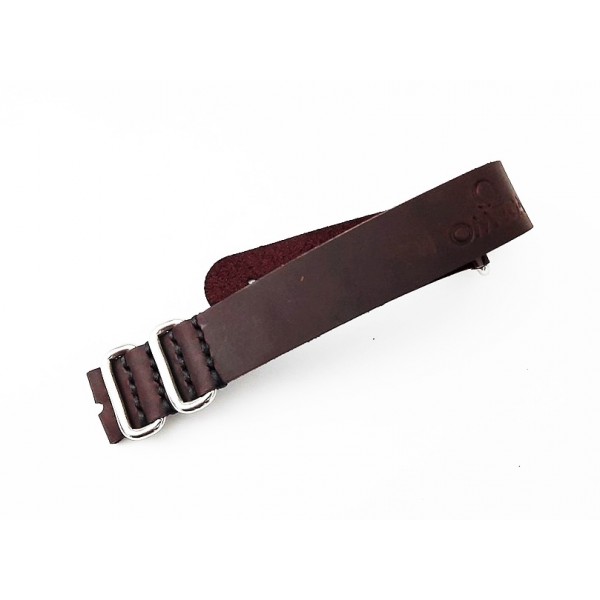 Eskitme Deri Nato Zulu Kordon El Yapımı Saat Kordonu 20mm Omega Handmade Watch Strap Watch Band Brown Crazy Leather