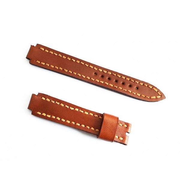 18mm  Deri Kordon Handmade Watch Strap Watch Band Brown New