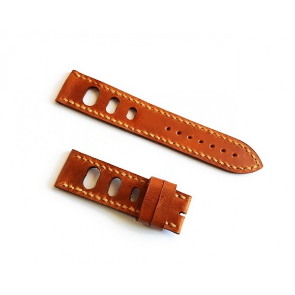 22mm El Yapımı Deri Kordon Eskitme Deri Kızıl Kordon Handmade Watch Strap Watch Band  Crazy Leather New