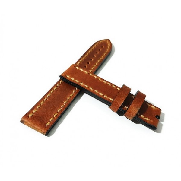 18mm El Yapımı Deri Kordon Handmade Watch Strap Watch Band  Leather New