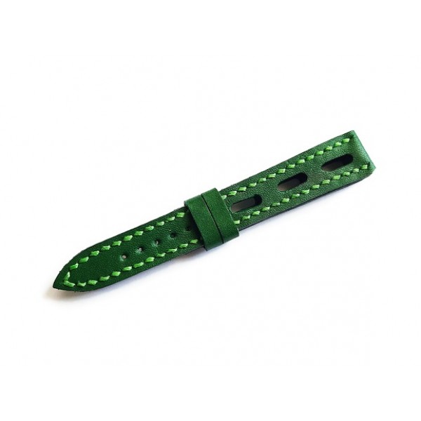 18mm Vintage Deri Kordon Rolex Yeşili Handmade Rolex Green Watch Strap Watch Band