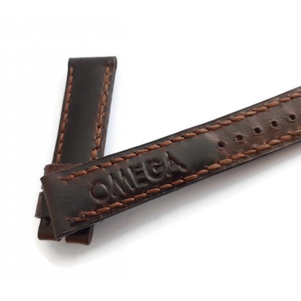 Omega Kordon 18mm Omega Kordon Handmade Watch Strap Watch Band Chocolate