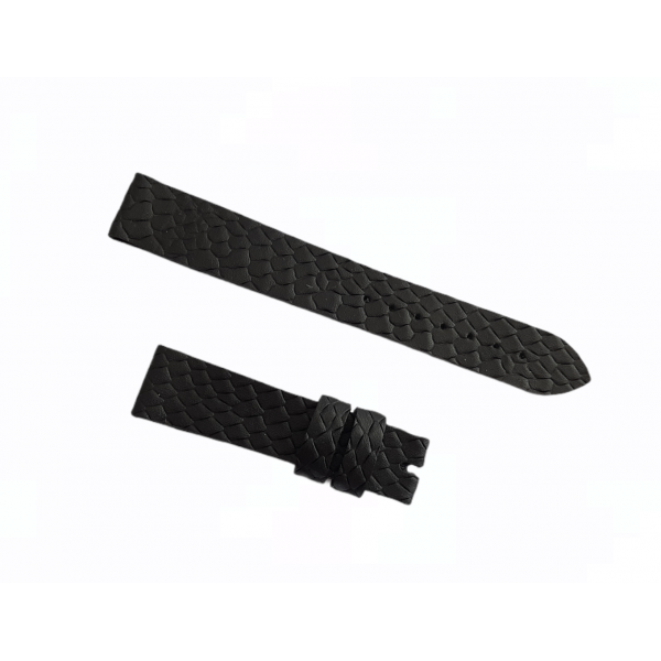 Deri Kordon Siyah Saat Kordonu Handmade Watch Strap New