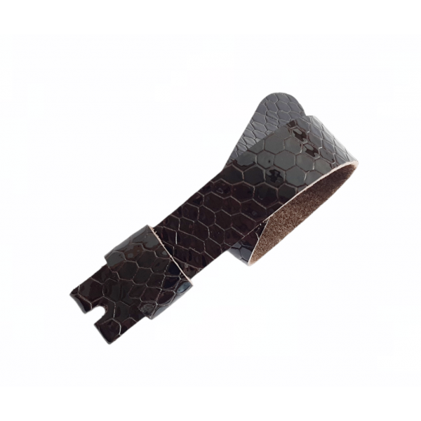 20mm Nato Kordon Yılan Derisi Konsept Zulu Kordon Handmade Watch Strap