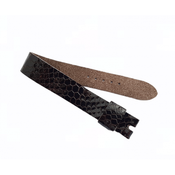 20mm Nato Kordon Yılan Derisi Konsept Zulu Kordon Handmade Watch Strap