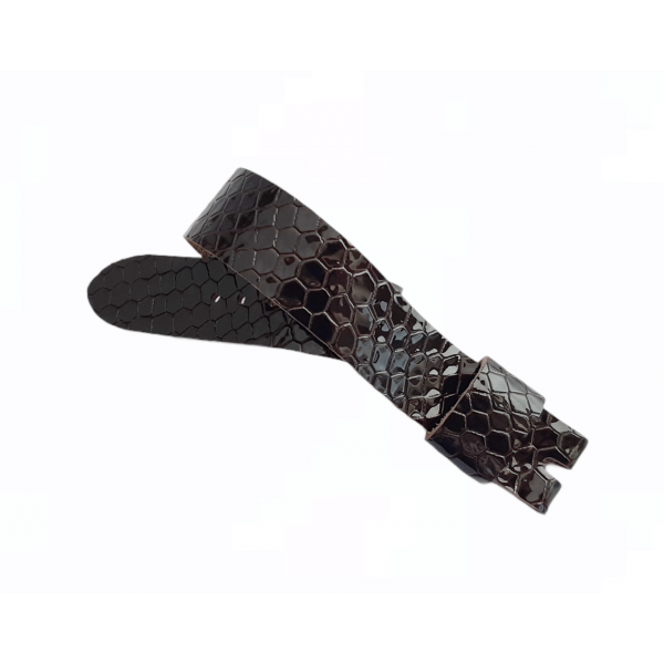 20mm Nato Kordon Yılan Derisi Konsept Zulu Kordon Handmade Watch Strap