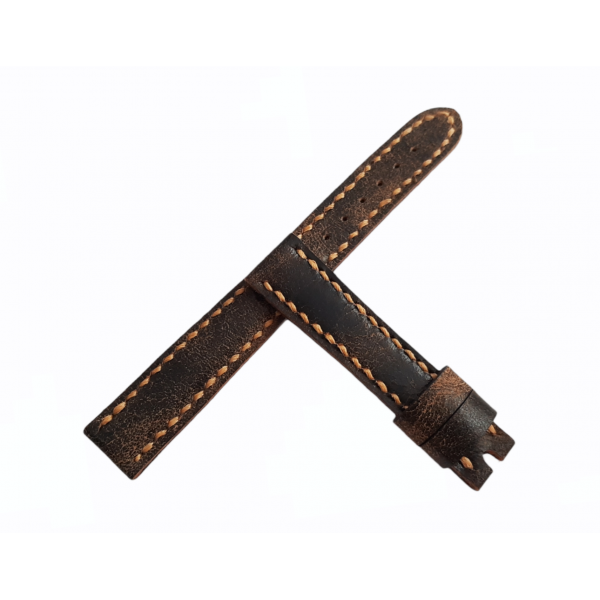 Eskitme Deri Kordon 17mm Eskitme Deri Kordon Handmade Watch Strap Watch Band