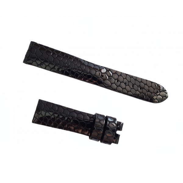 El Yapımı Deri Kordon 20mm Yılan Derisi Kaplama Kordon Handmade Snake Skin Watch Strap Watch Band