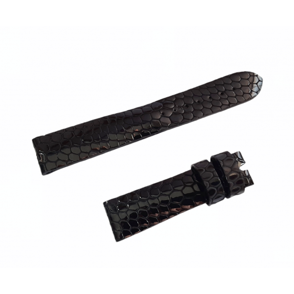 El Yapımı Deri Kordon 20mm Yılan Derisi Kaplama Kordon Handmade Snake Skin Watch Strap Watch Band