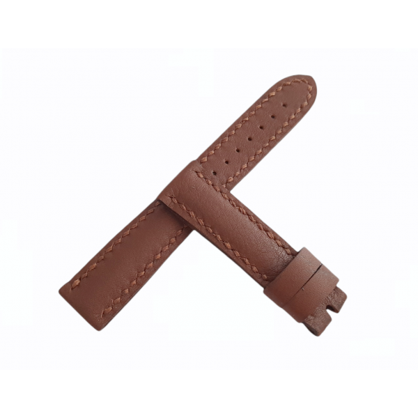 18mm Deri Kordon El Yapımı Deri Kordon Tarçın Handmade Watch Strap Watch Band Brown