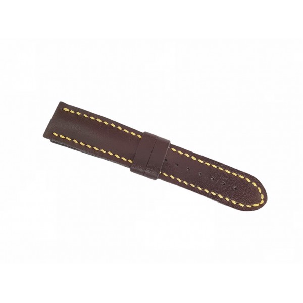 Casio Deri Kordon El Yapımı Deri Kordon Handmade Watch Strap Brown New