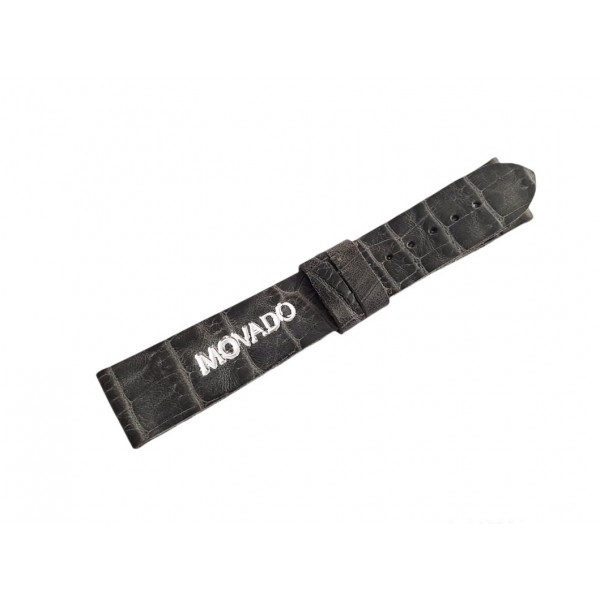 Movado Kordon 21mm Movado Krokodil Deri Kordon Handmade Crocodilla Watch Strap