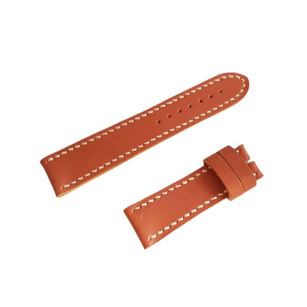 24mm Deri Kordon El Yapımı Deri Kordon Taba Kordon Handmade Watch Strap Watch Band