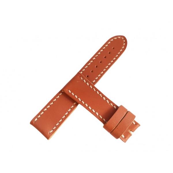 24mm Deri Kordon El Yapımı Deri Kordon Taba Kordon Handmade Watch Strap Watch Band