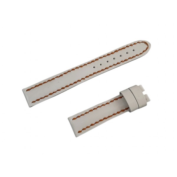 Longines Kordon 18mmLongines Deri Kordon Longines Saat Kordonu Handmade Watch Strap White Leather New