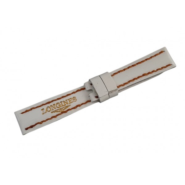 Longines Kordon 18mmLongines Deri Kordon Longines Saat Kordonu Handmade Watch Strap White Leather New