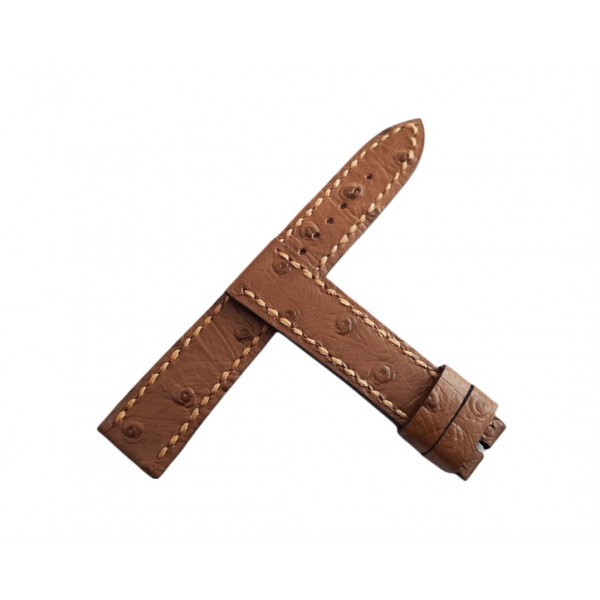 Devekuşu Deri Kordon Kaplama Kordon Handmade 18mm Ostrich Watch Strap Watch Band Leather