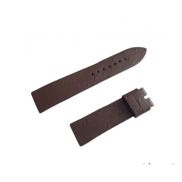 Devekuşu Deri Kordon Kaplama Kordon Handmade 22mm Ostrich Watch Strap Watch Band Handmade Brown Leather