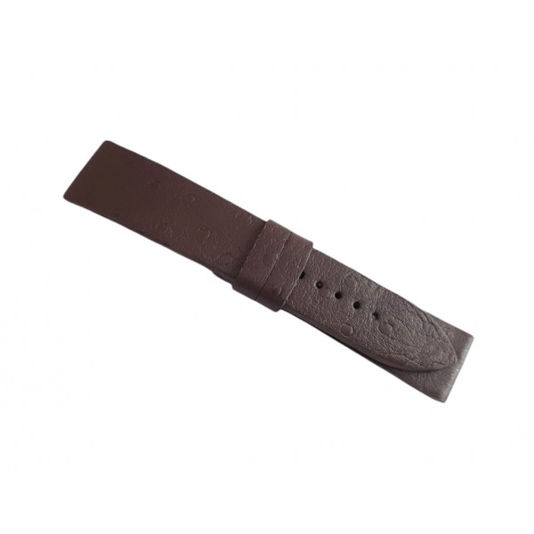 Devekuşu Deri Kordon Kaplama Kordon Handmade 22mm Ostrich Watch Strap Watch Band Handmade Brown Leather