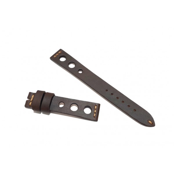 Rally Kordon Deri Rally Kordon Tissot Tarz Deri Kordon Handmade Watch Strap Watch Band Brown Leather New