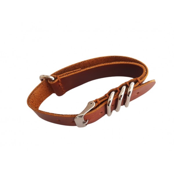 19mm Nato Kordon Zulu Kordon Handmade 19mm Nato Watch Strap Watch Band Brown Leather