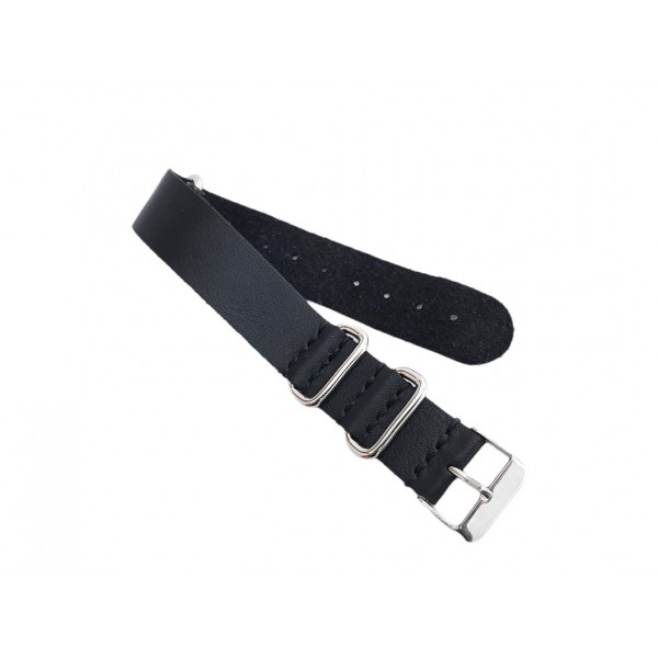 19mm Nato Kordon Nato Watch Strap 19mm Watch Band Black Leather