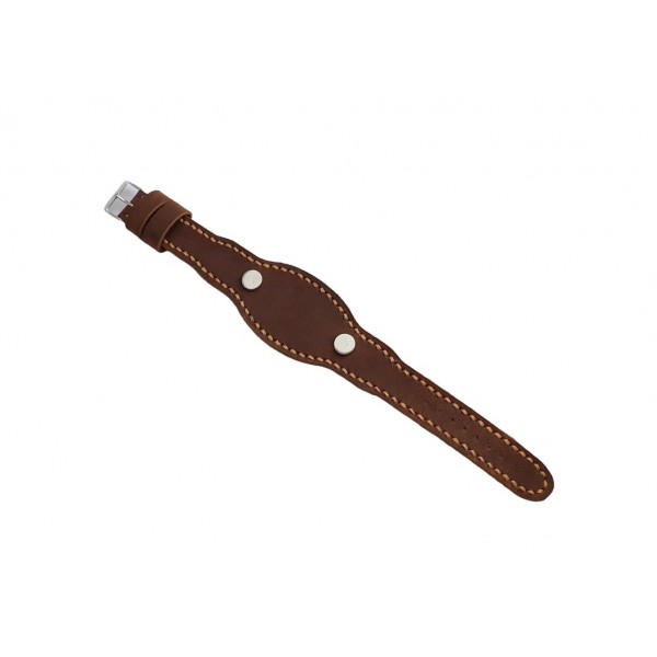 Bund Kordon Bileklik Tarz Saat Kordonu Handmade Bund Watch Strap Crazy Brown Leather