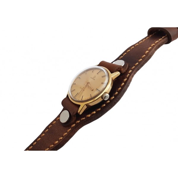 Bund Kordon Bileklik Tarz Saat Kordonu Handmade Bund Watch Strap Crazy Brown Leather