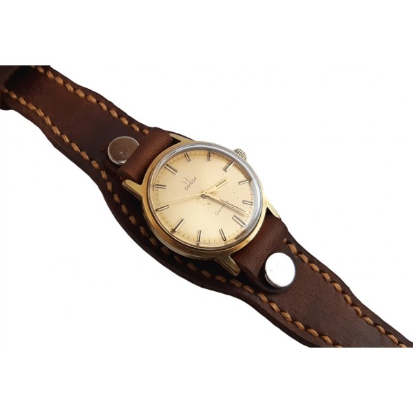 Bund Kordon Bileklik Tarz Saat Kordonu Handmade Bund Watch Strap Crazy Brown Leather