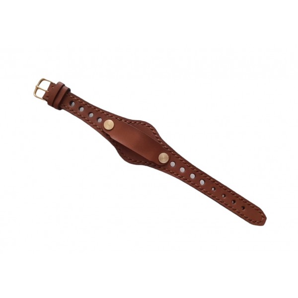 Bund Rally Kordon El Yapımı Bileklik Tarz Kordon Hanmade Bund Rally Watch Strap Brown Leather