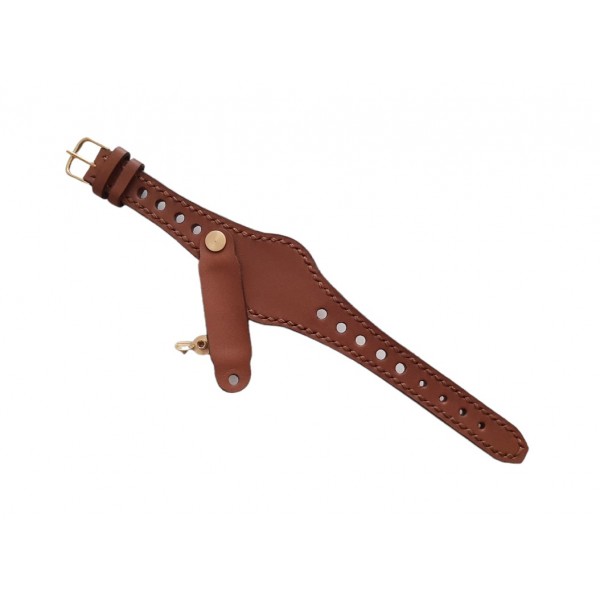 Bund Rally Kordon El Yapımı Bileklik Tarz Kordon Hanmade Bund Rally Watch Strap Brown Leather