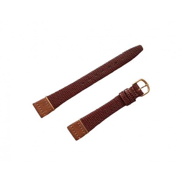 14mm Kordon Vintage Saat Kordonu Deri Kordon Kahverengi Slim Watch Strap