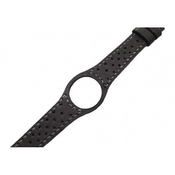 Omega Dynamic Kordon Handmade Omega Dynamic Watch Strap Black Leather