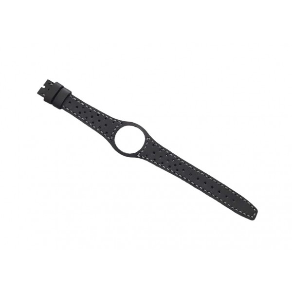 Omega Dynamic Kordon Handmade Omega Dynamic Watch Strap Black Leather