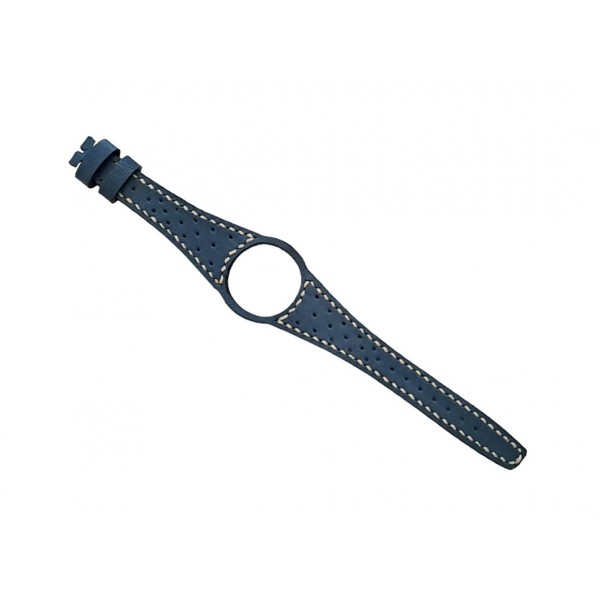 Omega Dynamic Kordon Dynamic Saat Kordonu Handmade Omega Dynamic Watch Strap Watch Band Blue Leather