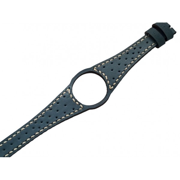 Omega Dynamic Kordon Dynamic Saat Kordonu Handmade Omega Dynamic Watch Strap Watch Band Blue Leather