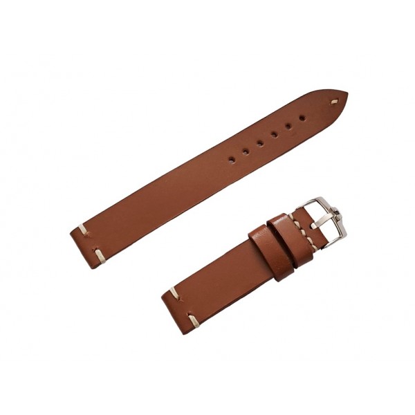 Omega Kordon 18mm Omega Saat Kordonu Omega Watch Strap Brown Leather with Buckle