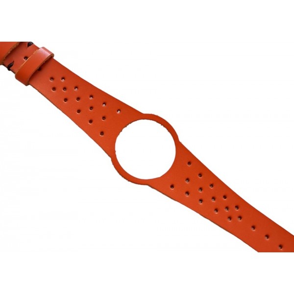 Omega Dynamic Kordon 18mm Omega Geneve Saat Kordonu Hakiki Deri Kordon Omega Dynamic Watch Strap Leather Orange