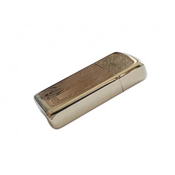 Zippo Slim Çakmak Zippo Venetian Çakmak Zippo Solid Brass Lighter