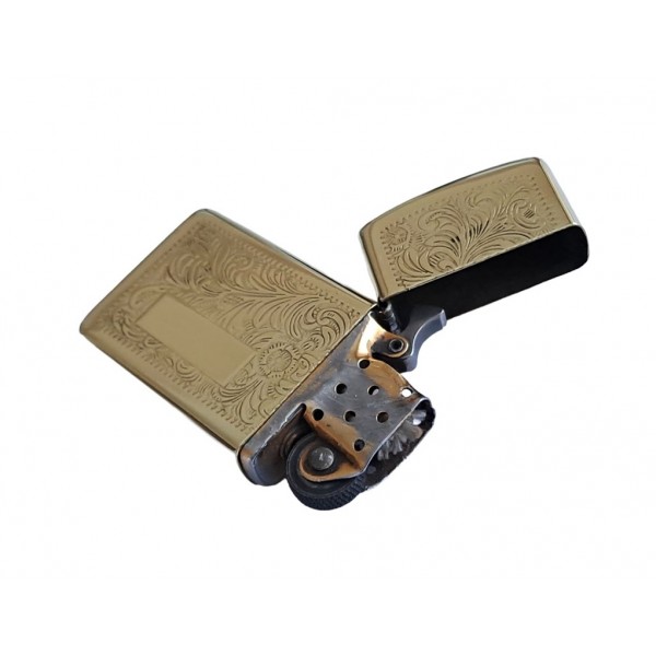 Zippo Slim Çakmak Zippo Venetian Çakmak Zippo Solid Brass Lighter