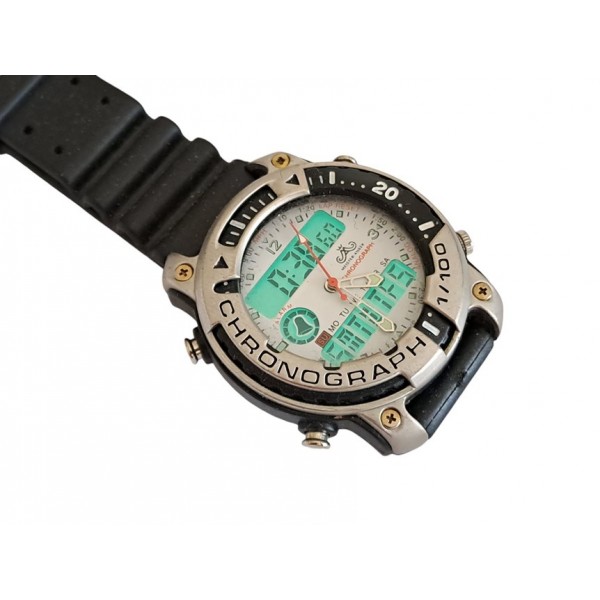 Meister Anker Saat Meister Anker Digital Saat Vintage Meister Anker Scuba Chronograph Ana-Digi Watch