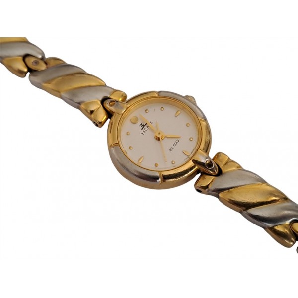 Escape Saat Vintage Escape Kol Saati Escape Lady Quartz Watch Gold Plated