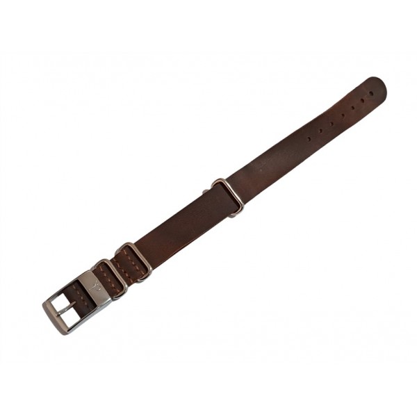 Calvin Klein Kordon 20mm Deri Nato Kordon Saat Kayışı Calvin Klein CK Saat Kordonu Watch Strap Brown Leather