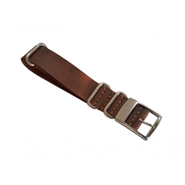 Calvin Klein Kordon 20mm Deri Nato Kordon Saat Kayışı Calvin Klein CK Saat Kordonu Watch Strap Brown Leather