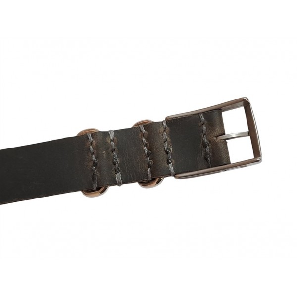 Calvin Klein Kordon 20mm Deri Nato Kordon Saat Kayışı Calvin Klein CK Saat Kordonu Nato Strap Antique Gray