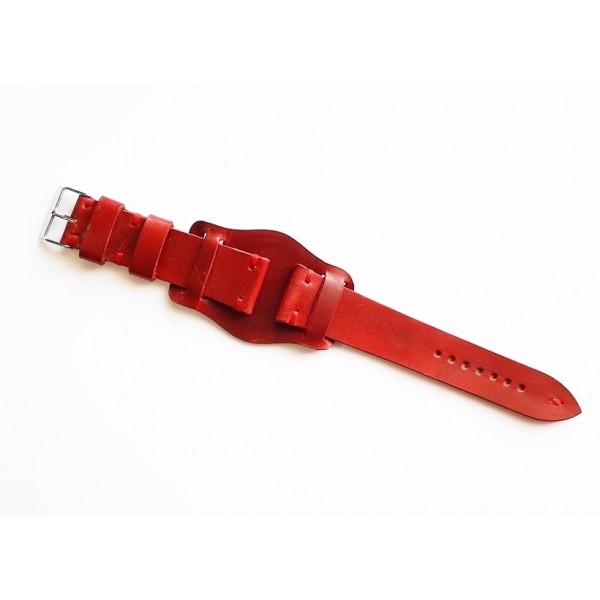 Vintage Kordon Saat Kayışı Bordo Watch Strap Watch Band Red Colors