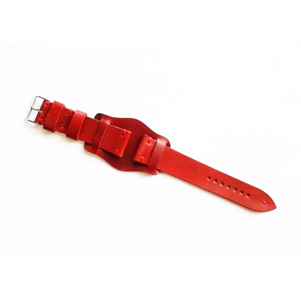 Vintage Kordon Saat Kayışı Bordo Watch Strap Watch Band Red Colors