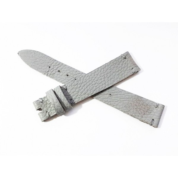 21mm El Yapımı Deri Kordon Gri Deri Handmade Watch Strap Watch Band Gray Colors